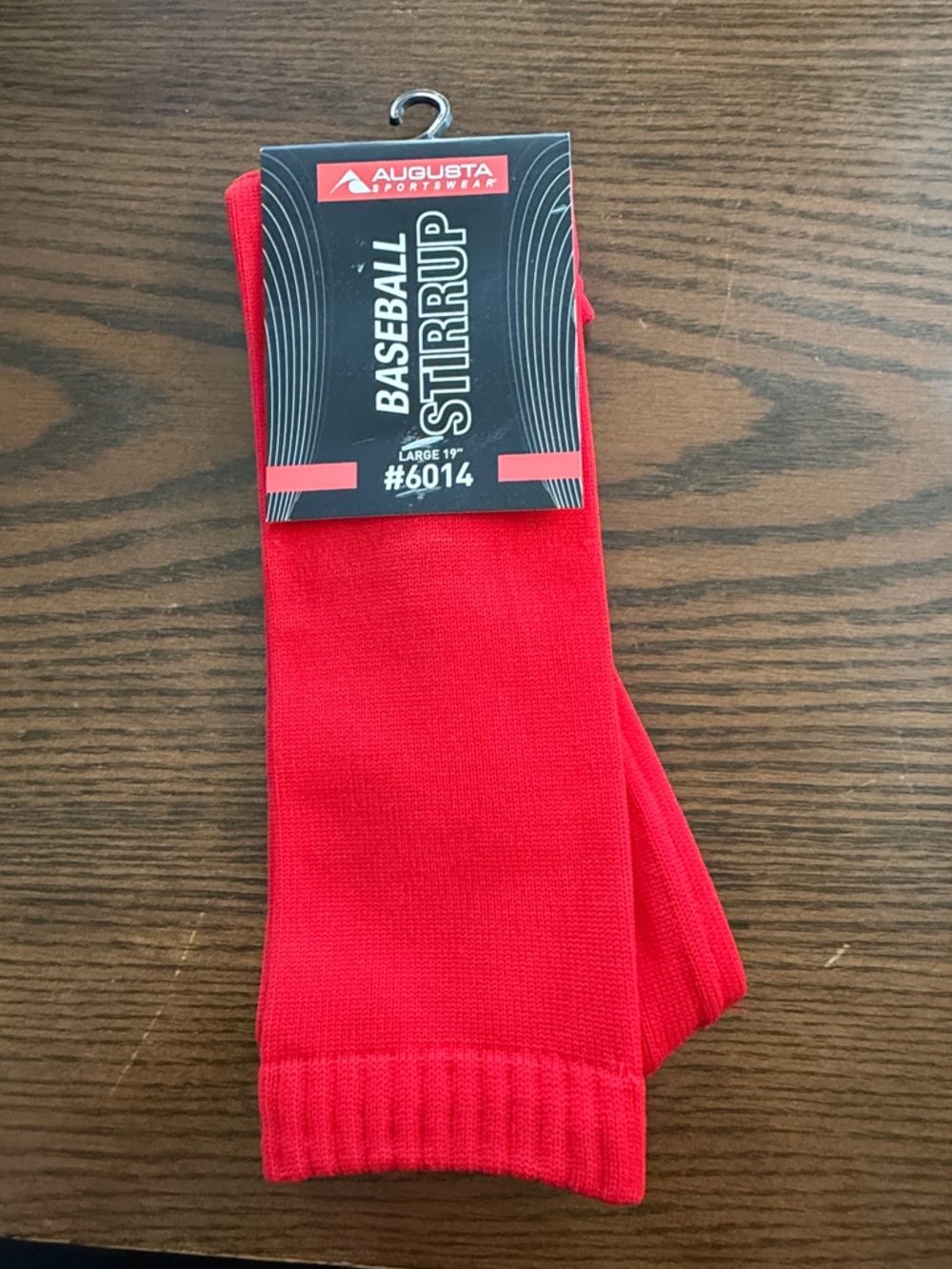 Augusta Sportswear Red Stirrup Baseball Socks